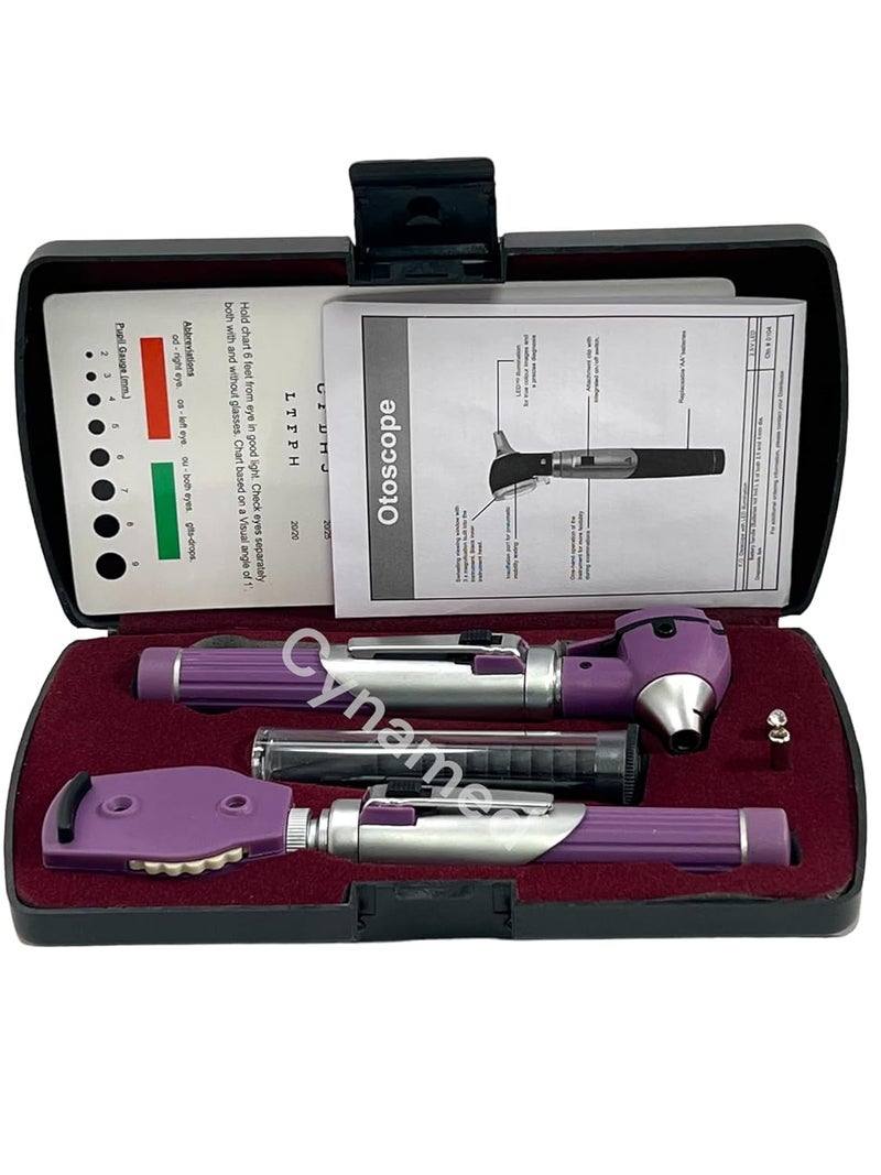 artlab Purple Otoscope Set -LED Otoscope/School Kit-CYNAMED - Image 1